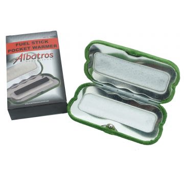 Albatros Pocketwarmer zilver - groen handschoen