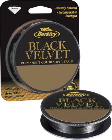 Berkley Black Velvet zwart gevlochten visdraad 0.16mm 300m 17.8kg
