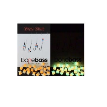 Bonebass Glow Stick Mini Bicolore geel - oranje parel