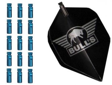 Bulls 5-PACK Flightprotectors Aluminium blauw
