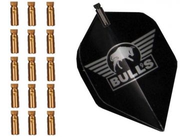 Bulls 5-PACK Flightprotectors Aluminium gold
