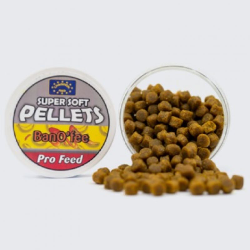 Champion Feed Pro Feed Soft Pellets Bano'fee geel vispellets 6mm 100g