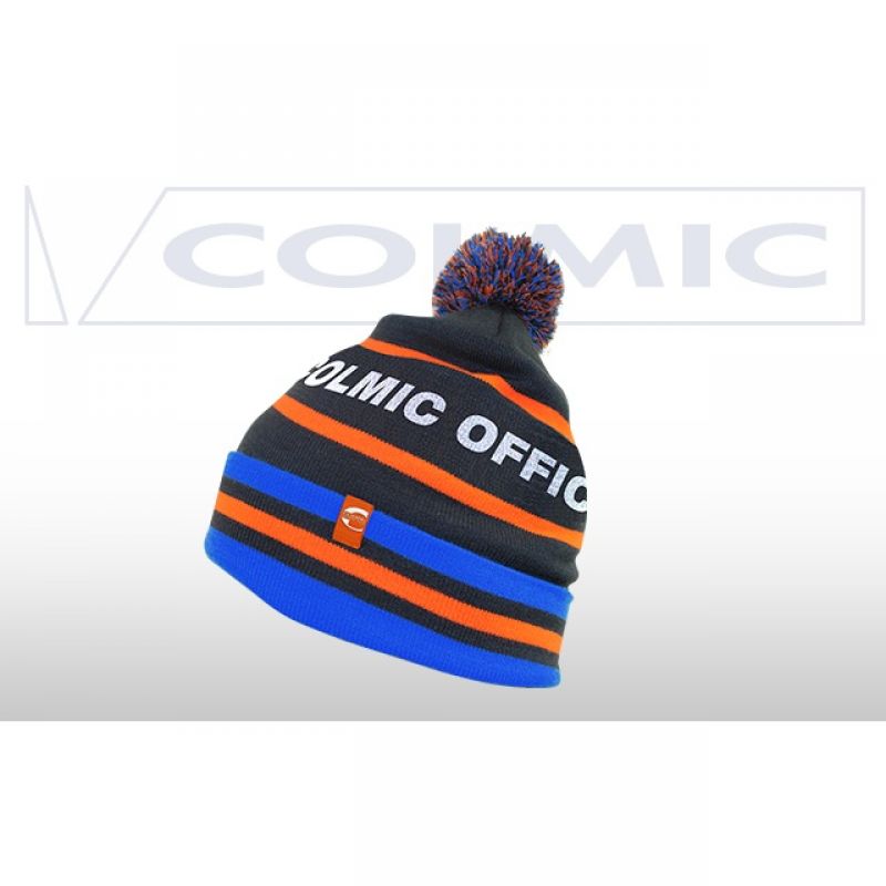 Colmic Blue Skullcap (Orange Series) blauw - oranje muts Uni