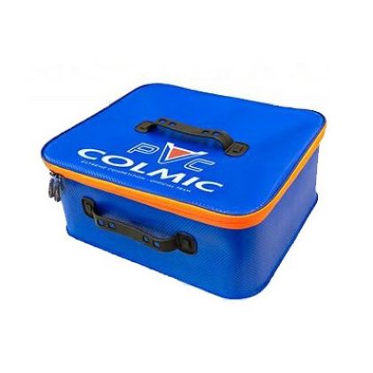 Colmic Seat Box Storage bleu - orange - blanc 