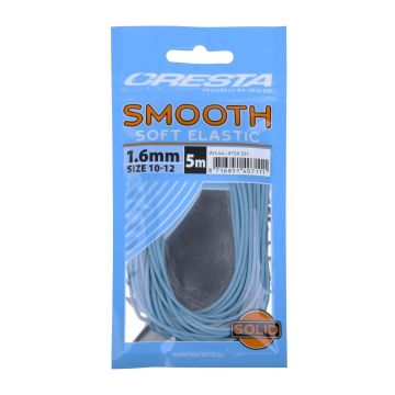 Cresta Smooth Soft Elastic blauw witvis viselastiek 1.60mm 5m