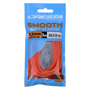 Cresta Smooth Soft Elastic fluo oranje witvis viselastiek 3.50mm 3m