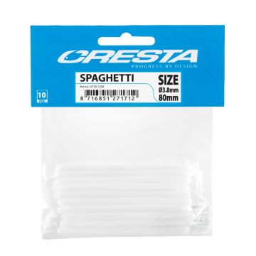 Cresta Spaghetti wit imitatie visaas 80mm