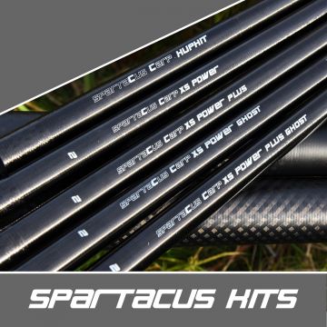 Cresta Spartacus Carp XS Power Kit zwart witvis topset vaste hengel 2-delig