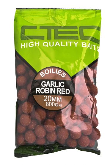 Cteccarp Garlic Robin Red bruin - rood karper boilie 20mm 800g