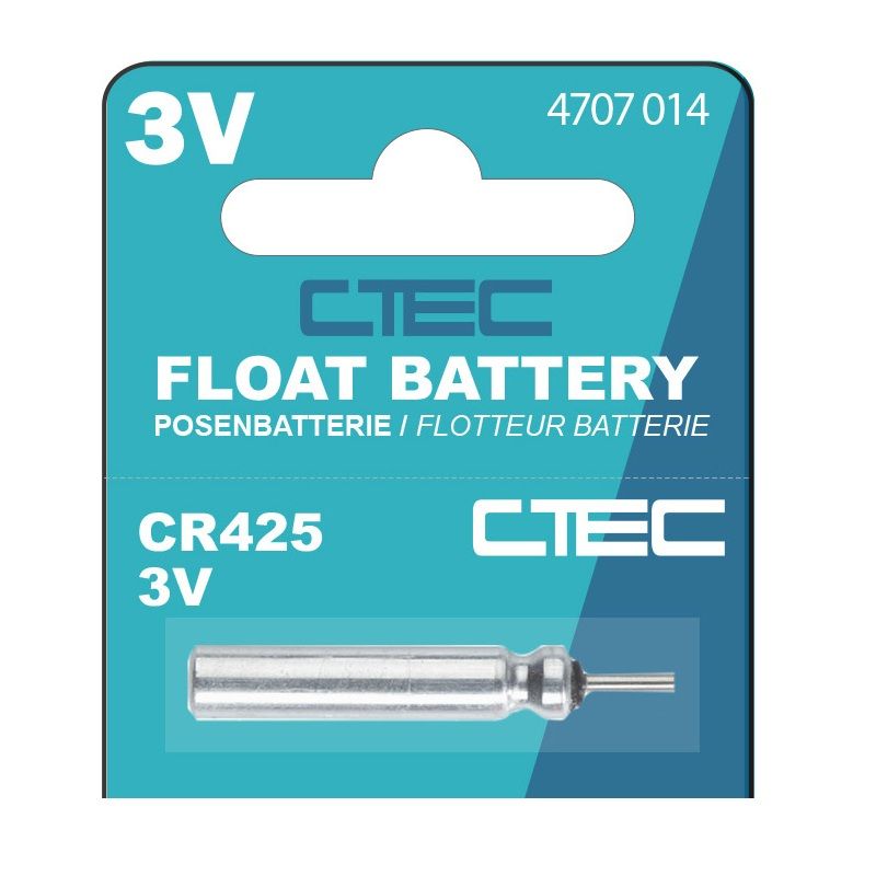 Cteccoarse CR425 Battery zilver batterij