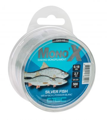 Cteccoarse Silverfish grijs visdraad 0.16mm 500m 2.5kg