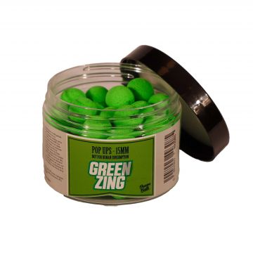 Dreambaits Fluo Green Zing Pop-Ups groen karper pop-up boilies 12mm