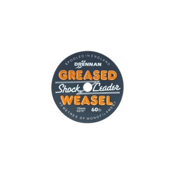Drennan Greased Weasel orange zeevis visdraad 0.70mm