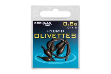 Drennan Hybrid Olivettes bruin vislood 0.80g