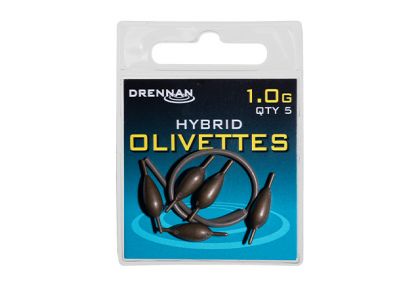 Drennan Hybrid Olivettes bruin vislood 1.00g