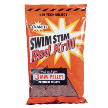 Dynamite Baits Swim Stim Red Krill rood vispellets 3mm 900g
