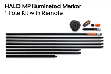 Fox Halo IMP 1 Pole Kit + Remote zwart - clear karper marker & spod