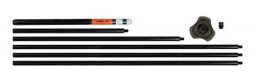 Fox Halo LS Marker Pole Kit zwart - clear karper marker & spod
