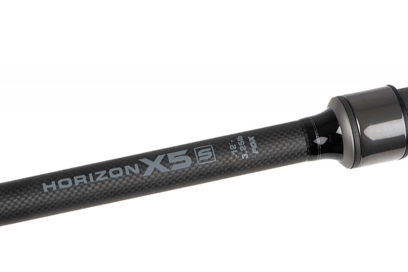 Fox Horizon X5-S Full Shrink zwart karper karperhengel 12ft 3.25lb