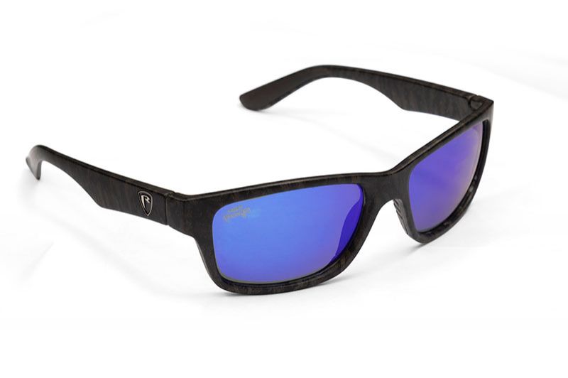 Foxrage Camo Frame Grey Lens Mirror Blue grijs - blauw viszonnenbril