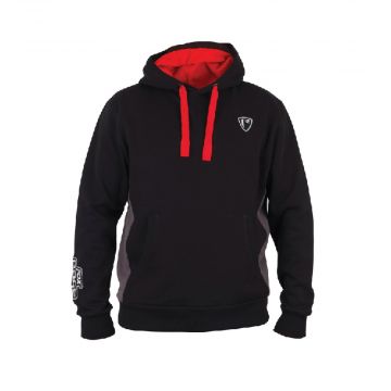 Foxrage Rage Ribbed Hoody noir - gris - rouge  X-large