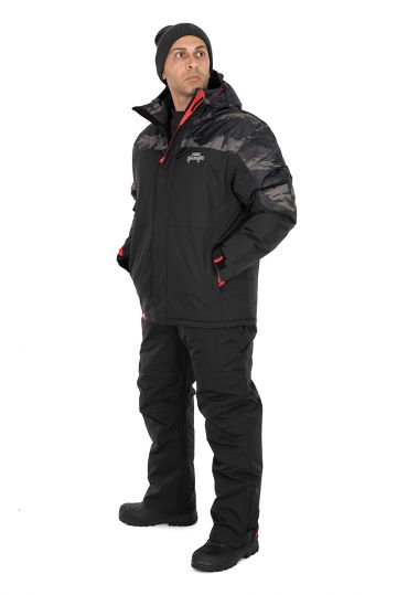 Foxrage Rage Winter Suit zwart - grijs warmtepak Medium