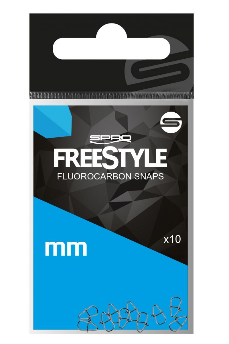 Freestyle Reload Fluoro Snaps nickel roofvis klein vismateriaal 4mm 12kg