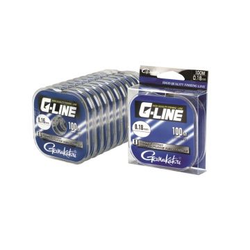 Gamakatsu G-Line Competition clear visdraad 0.10mm 100m 0.95kg