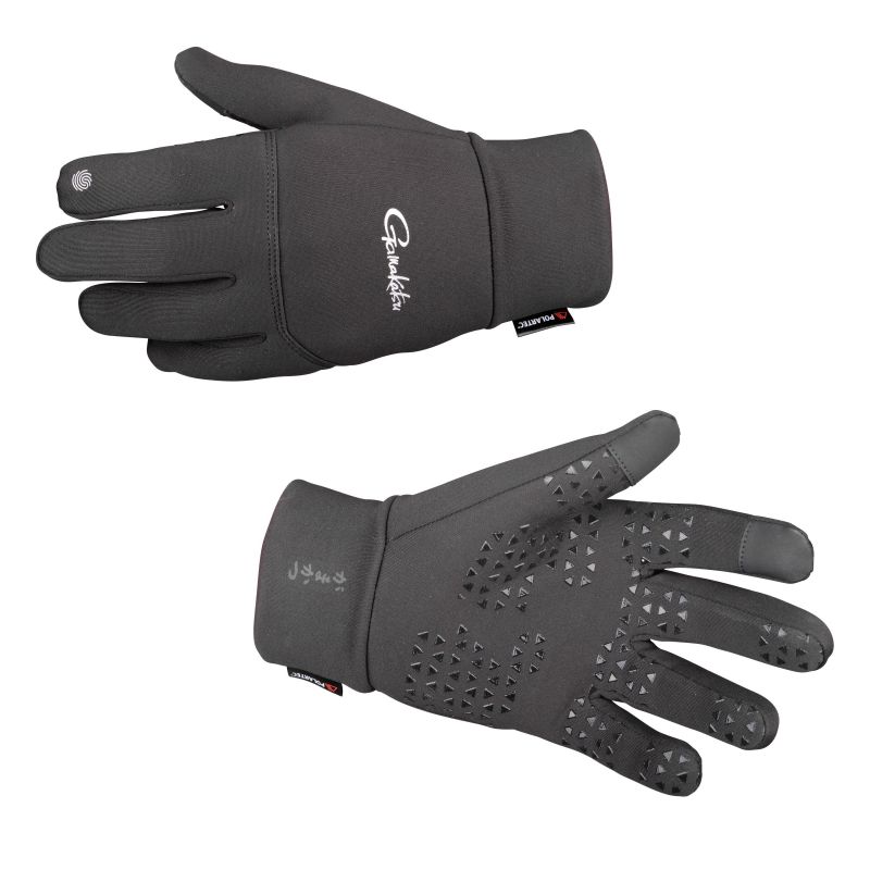 Gamakatsu G-Power Gloves zwart handschoen Medium
