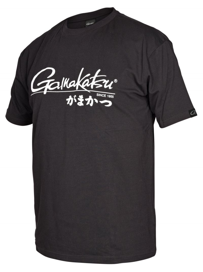 Gamakatsu G-T-Shirt Classic JP zwart vis t-shirt Medium
