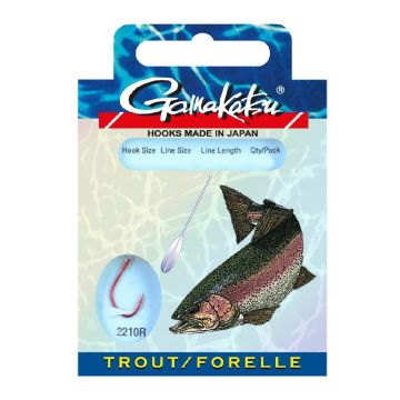 Gamakatsu Trout LS-2210R rouge - claire  H4 0.25mm 200cm