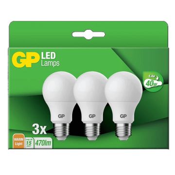 Gp Led Classic Frosted 470lm 5,4w/40w 6kwh clair 