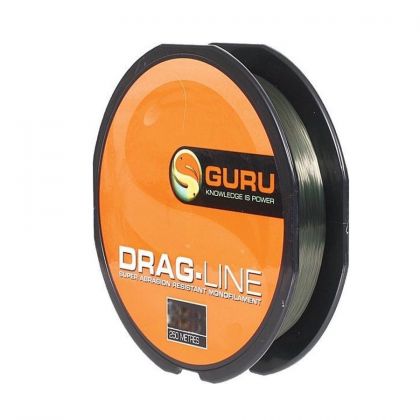 Guru Drag Line clear - groen visdraad 0.25mm 250m