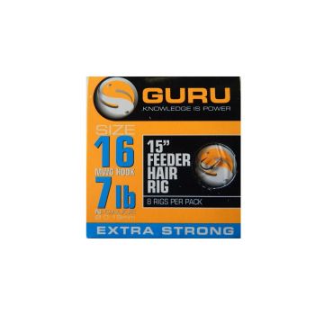 Guru Feeder Hair Rig clear witvis witvis onderlijn H16 15"