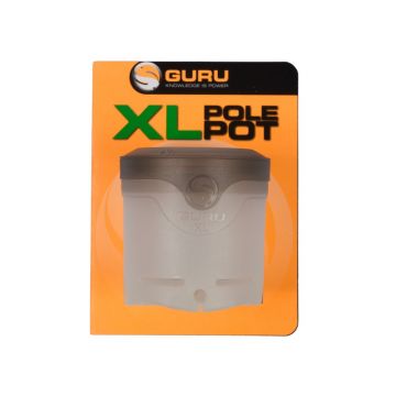Guru Pole Pot bruin - clear witvis viskatapult X-large