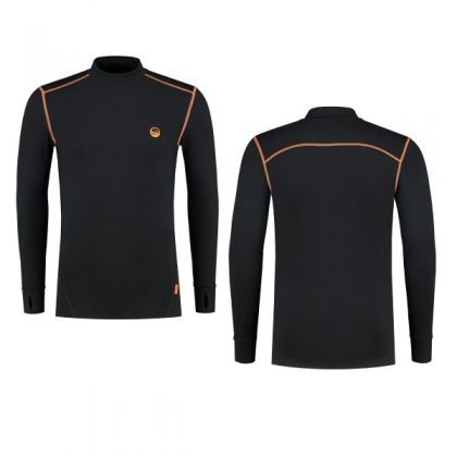 Guru Thermal Long Sleeve Shirt zwart - oranje warmtepak Small