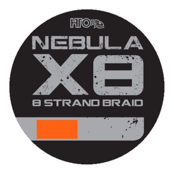 Hto Nebula X8 Strand Braid orange gevlochten visdraad 0.08mm 150m