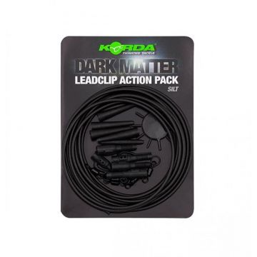 Korda Dark Matter Lead Clip Action Pack silt karper lood systeem