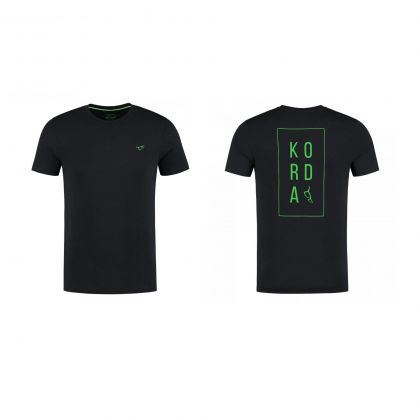 Korda LE Loyal Tee zwart - groen vis t-shirt Xx-large