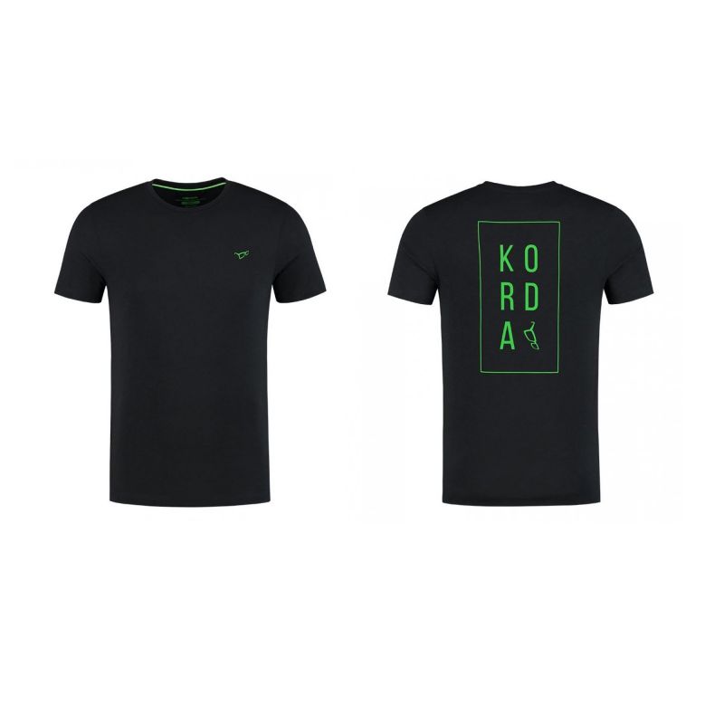 Korda LE Loyal Tee zwart - groen vis t-shirt Xx-large