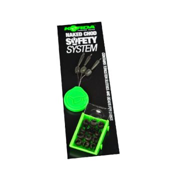 Korda Naked Chod Safety System groen - bruin - zwart karper lood systeem