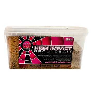Mainline High Impact Groundbait Active Fish Mix brun  2kg