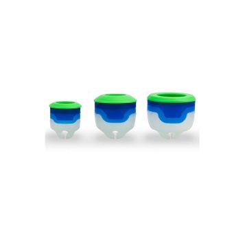 Matrix Big Bore Toss Pots clear - groen - blauw witvis viskatapult Medium