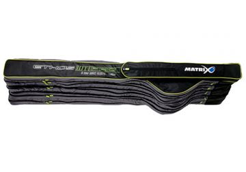 Matrix ETHOS Pro 5 Rod Ruck Sleeve noir - gris - vert  1m85
