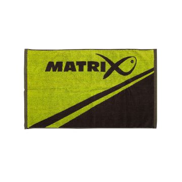 Matrix Hand Towel zwart - groen klein vismateriaal