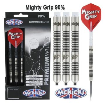 Mckicks Premium Whites Mighty Grip 90% zwart - zilver 25g