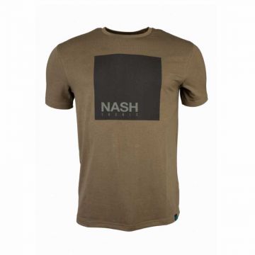 Nash Elasta-Breathe T-Shirt Large Print bruin - zwart vis t-shirt Medium