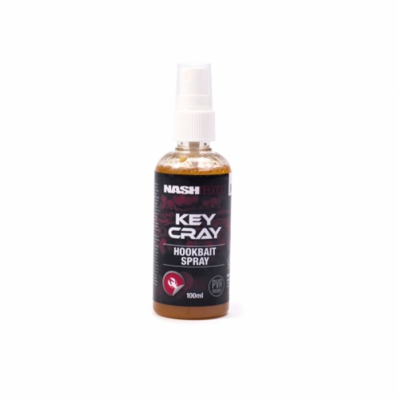 Nash Key Cray Hookbait Spray bruin karperflavour witvisflavour 100ml