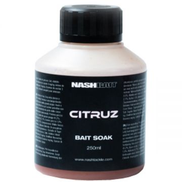 Nashbait Citruz Liquid Bait Soak brun - rose  250ml