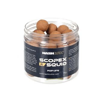 Nashbait Scopex Squid Airball Pop ups bruin karper pop-up boilies 15mm